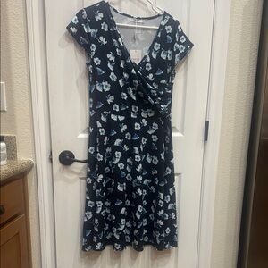 Floral Blue Dress NWT Great for Spring